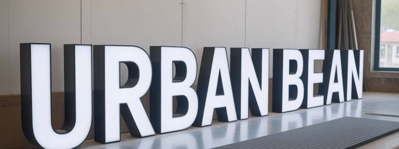 Urban Bean Kutu Harf Tabela Çalışması - İstanbul Reklam Tabela urban bean kutu harf tabela istanbul