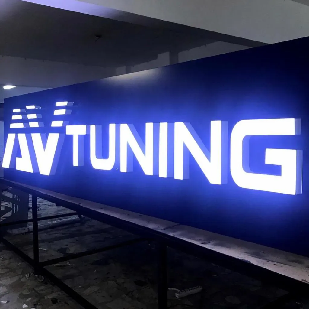 Av Tuning Kutu Harf Istanbul Tabelaci çalışması