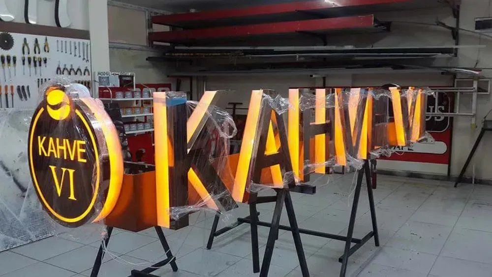 Kahve Vi Tabela Uretimi Polat Reklam çalışması