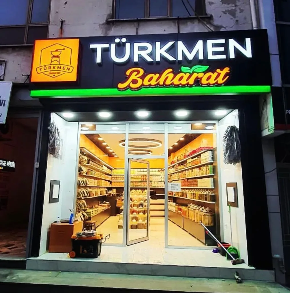 Turkmen Baharat Tabela Imalati Istanbul çalışması